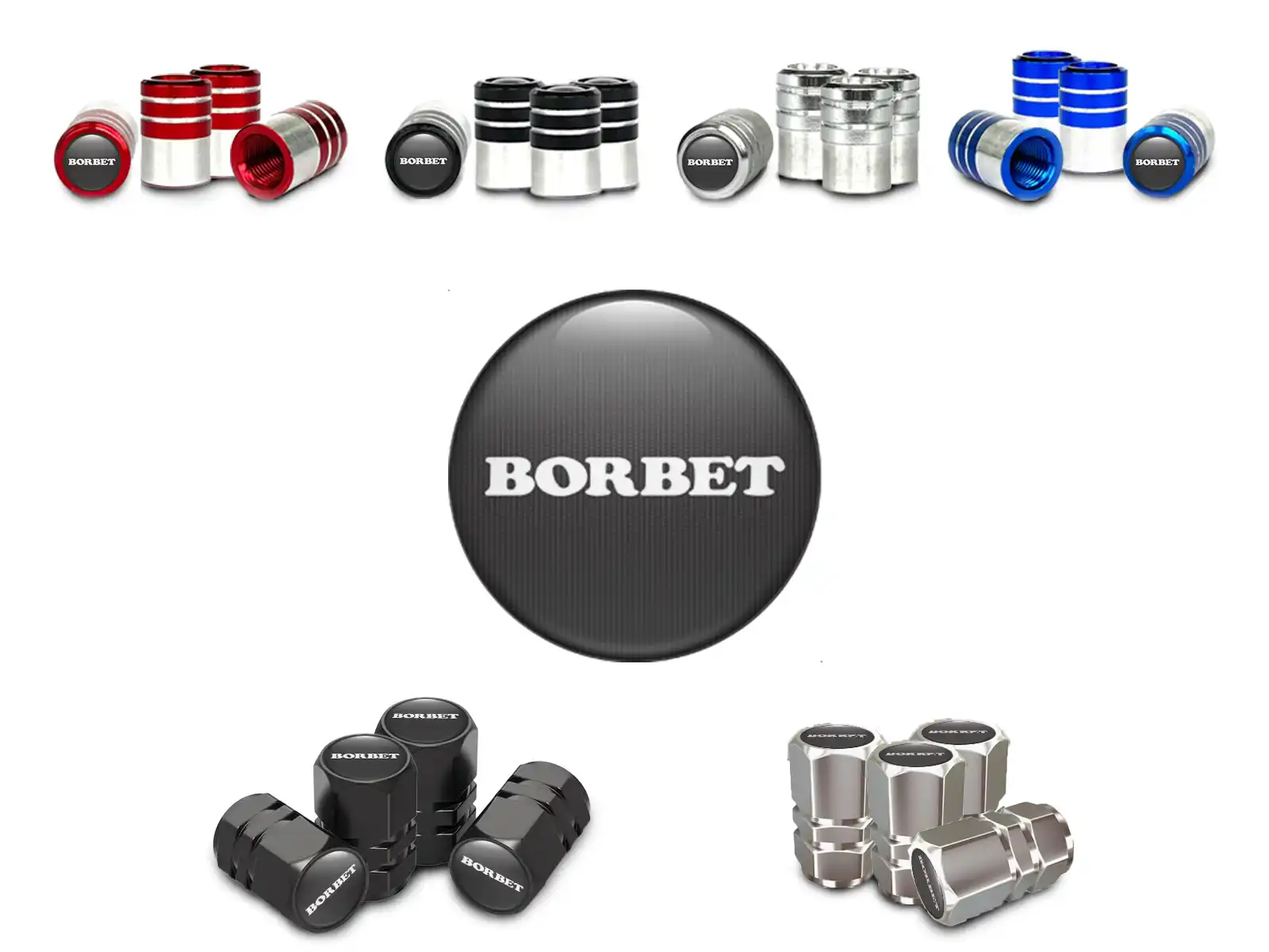 Borbet Tapones De Vástago Bici Diseño Máximo